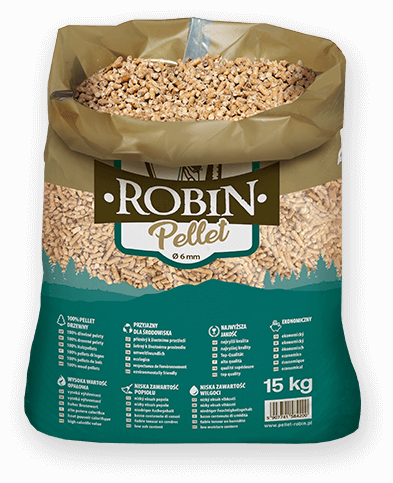 worek pelletu opałowego Robin do kupienia w Koniecpolu lub sklepie internetowym